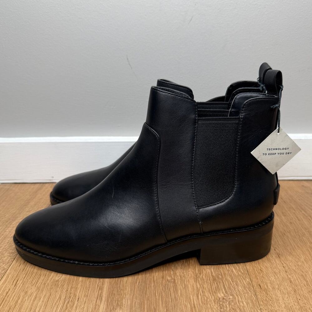 NWT Cole Haan Women's Nora Bootie Black Leather Ankle Chelsea Boot W22260